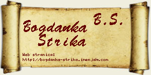 Bogdanka Strika vizit kartica